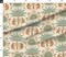 Beige Art Deco Monkeys Safari Palm Trees Travel Boho Muted Neutrals Summer Animals Plants Large Scale Custom Printed Fabric by Spoonflower Various Fabrics by the Yard or Fat Quarter